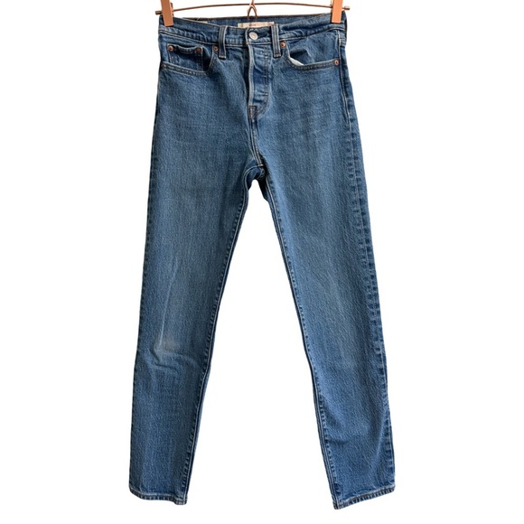 Women’s Levi’s Wedgie Vintage Blue Wash Size 25 - Picture 1 of 12